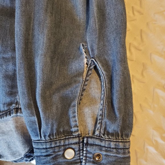 Denim Button Down Shirt - Picture 3 of 3